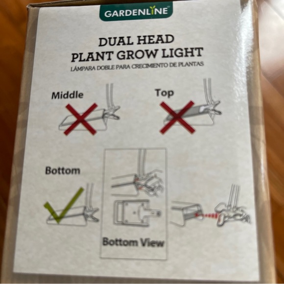 NEW LED Grow Lights Indoor Plants Hydroponics Dual Head Plant Growing Lamp Light - Picture 7 of 8